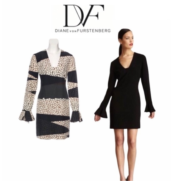 Diane Von Furstenberg Dresses & Skirts - Diane Von Furstenberg Dress Hazina Silk Blend 12